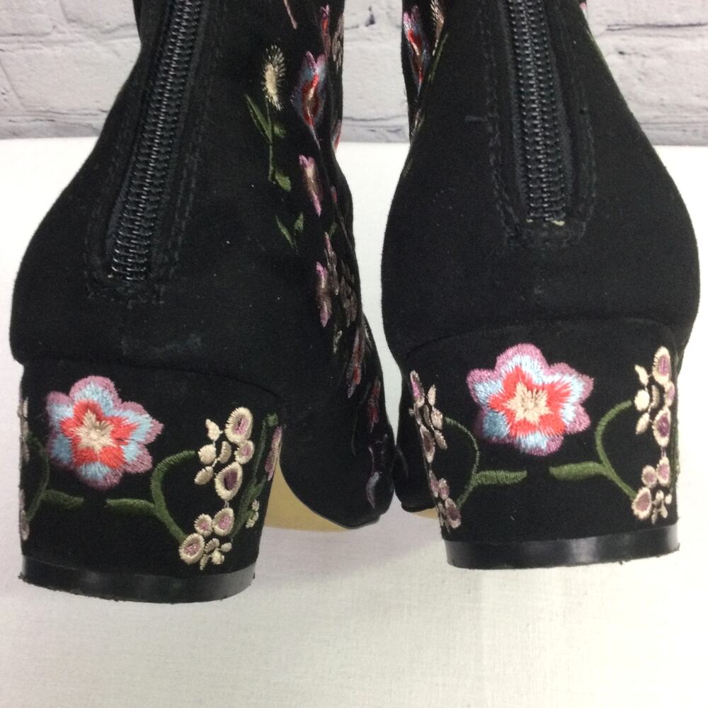 Atmosphere Boho Chic Festival Floral 90s Style Cottage Whimsical Ankle Bootie 9 - Picture 6 of 15